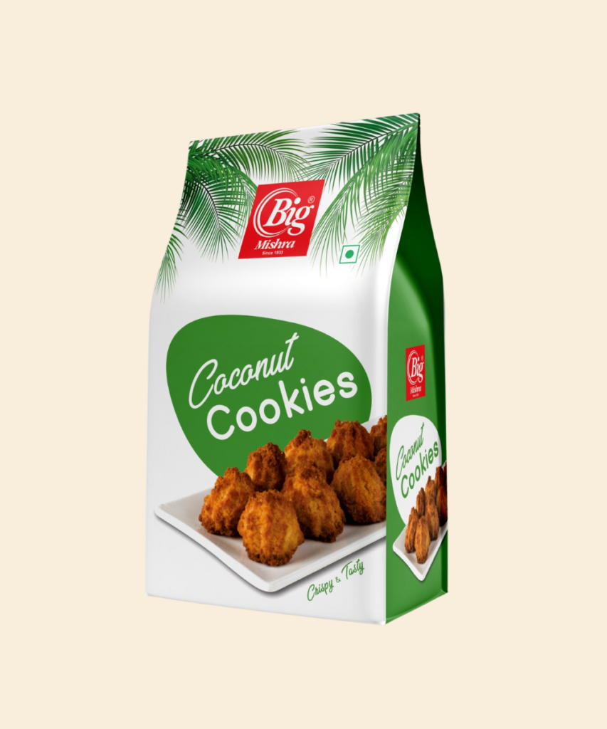 Coconut Cookies 200 Gms Big Mishra